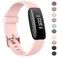 AK Band Compatible with Fitbit Inspire 2 Bands for Women Men Adjustable Replacement Sport Wristbands Straps for Fitbit Inspire 2 Ace 3 Light Pink
