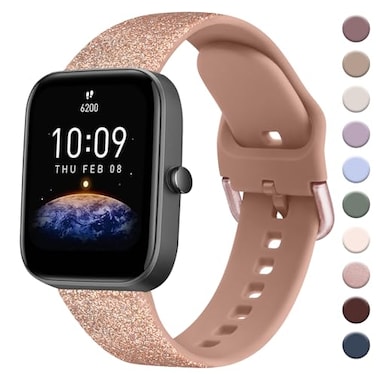 AK Band for Amazfit GTS 4 GTS 4 Mini GTS 3 GTS 2 GTS 2e GTS 2 mini GTS GTR mini Bands 20mm Soft Replacement Sport Strap for Amazfit Bip 3 Bip 3 Pro Bip U Pro Bip Bip Lite Bip