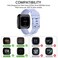 AK Sports Bands Compatible for Fitbit Versa 2VersaLiteSE Soft Elastomer MultiColor Replacement Wristbands for Smart Watch Baby Blue Large