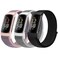 AVOD Sport Loop Nylon Watch Bands Compatible with Fitbit Charge 6Charge 5 for Women Men Adjustable Breathable Replacement Soft Nylon Loop Wristband for Fitbit Charge 6Fitbit Charge 5