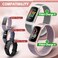 AVOD Sport Loop Nylon Watch Bands Compatible with Fitbit Charge 6Charge 5 for Women Men Adjustable Breathable Replacement Soft Nylon Loop Wristband for Fitbit Charge 6Fitbit Charge 5