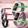 AVOD Sport Loop Nylon Watch Bands Compatible with Fitbit Charge 6Charge 5 for Women Men Adjustable Breathable Replacement Soft Nylon Loop Wristband for Fitbit Charge 6Fitbit Charge 5