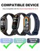 BABEJIA 3Pack Replacement Bands Compatible with Xiaomi Smart Band 1098 Soft Breathable Adjustable Sport Strap with Quick Release