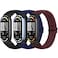 Bcuckood Elastic Bands Compatible with Xiaomi Smart Band 1098 for Women Men Stretchy Solo Loop Soft Nylon Elastic Strap Replacement Wristband for Xiaomi Mi Band 10983 PCS