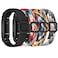 FTYQUEE 4 Pack Braided Stretchy Adjustable Straps Compatible for Fitbit Inspire 3Inspire 2Inspire HRInspireAce 3Ace 2 for Women MenSport Elastic Nylon Cloth Wristbands