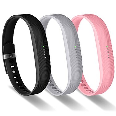 Greeninsync Compatible with Fitbit flex 2 Band Silicon Replacement Wristband Strap for Fitbit Flex 2 Smart Watch Sports Classic Fitness Accessories Wrist Bands Small for Women Men Small 3Pack