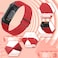 Huamanlou Elastic Nylon Bands Compatible with Fitbit Charge 6 BandsFitbit Charge 5 Bands Soft Adjustable Loop Sport Wristband for Women Men