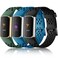 Maledan Compatible with Fitbit Charge 5 Charge 6 Bands Men Women 3 Pack Sport Band Soft Waterproof Replacement Wristbands Breathable Strap for Fitbit Charge 5 Charge 6 BlackSlate BlueGreen