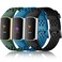 Maledan Compatible with Fitbit Charge 5 Charge 6 Bands Men Women 3 Pack Sport Band Soft Waterproof Replacement Wristbands Breathable Strap for Fitbit Charge 5 Charge 6 BlackSlate BlueGreen