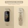Meliya for Fitbit Inspire 3 Bands Women Men Soft Silicone Adjustable Wristband Replacement Sport Straps Compatible with Fitbit Inspire 3 Fitness Tracker Gold