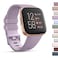 Mugust Sport Bands Compatible with Fitbit Versa 2 Fitbit VersaVersa LiteVersa SE Classic Soft Silicone Replacement Wristbands Straps for Fitbit Versa 2 Smart Watch Women Men LargeLight Purple