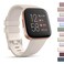 Mugust Sport Bands Compatible with Fitbit Versa 2 Fitbit VersaVersa LiteVersa SE Classic Soft Silicone Replacement Wristbands Straps for Fitbit Versa 2 Smart Watch Women Men SmallStarlight