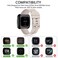 Mugust Sport Bands Compatible with Fitbit Versa 2 Fitbit VersaVersa LiteVersa SE Classic Soft Silicone Replacement Wristbands Straps for Fitbit Versa 2 Smart Watch Women Men SmallStarlight