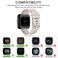 Mugust Sport Bands Compatible with Fitbit Versa 2 Fitbit VersaVersa LiteVersa SE Classic Soft Silicone Replacement Wristbands Straps for Fitbit Versa 2 Smart Watch Women Men SmallStarlight