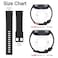 Mugust Sport Bands Compatible with Fitbit Versa Classic Soft Silicone Replacement Wristbands Straps for Fitbit Versa 2 Smart Watch Women Men SmallBlack