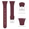 Tobfit Pack 3 Slim Bands Compatible with Fitbit Versa 2 BandsFitbit VersaFitbit Versa LiteSE Silicone Replacement Smartwatch Wristband for Women Men Large BlackNavy BlueWine Red