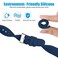 Tobfit Pack 3 Slim Bands Compatible with Fitbit Versa 2 BandsFitbit VersaFitbit Versa LiteSE Silicone Replacement Smartwatch Wristband for Women Men Large BlackNavy BlueWine Red