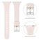 Tobfit Pack 3 Slim Bands Compatible with Fitbit Versa 2 BandsVersaVersa LiteSE Silicone Replacement Smartwatch Wristband for Women Men Small BlackGrayPink Sand