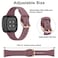 Tobfit Slim Silicone Bands Compatible with Fitbit Versa 4 Fitbit Sense 2 Fitbit Versa 3 Fitbit Sense Sport Straps Replacement Wristbands for Women Men Pink SandStarlightMauveSage Green