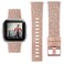 Tobfit Sport Bands Compatible with Fitbit Versa 2Versa Soft TPU Wristbands Accessories for Women Men Glitter Rose Gold Large