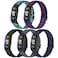 TumpCez 5 Pack Solo Loop Nylon Band Compatible With Xiaomi Mi Band 7 6 5 4 3Amazfit Band 5 Straps Adjustable Breathable Comfortable Elastic Sport Replacement Strap for Women Men