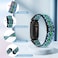 Vodtian 4 Pack Bands Compatible with Fitbit Inspire 3Inspire 2InspireInspire HRAce 3Ace 2 Band Elastic Adjustable Nylon Loop Straps Replacement Sport Stretchy Wristband for Women Men