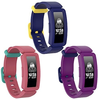 Watbro Compatible with Fitbit Ace 2 Bands Soft Silicone Bracelet Accessories Watch Band Repalcement Strap Colorful Sport Wristbands for Fitbit Ace 2