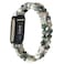 Wongeto Compatible with Fitbit Luxe BandsFashion Handmade Elastic Stretch Pearl Bracelet Women Replacement Strap for Fitbit Luxe accssorises Tree Pattern Agate