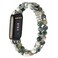 Wongeto Compatible with Fitbit Luxe BandsFashion Handmade Elastic Stretch Pearl Bracelet Women Replacement Strap for Fitbit Luxe accssorises Tree Pattern Agate
