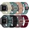 Zspoly 8 Pack Elastic Bands Compatible with Fitbit Versa 2Versa for Women Men Adjustable Nylon Braided Strap Solo Loop Sport Replacement Wristband