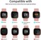 Zspoly 8 Pack Elastic Bands Compatible with Fitbit Versa 2Versa for Women Men Adjustable Nylon Braided Strap Solo Loop Sport Replacement Wristband