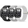 Kollody Nylon Watch bands Compatible with Amazfit Bip 6Bip 5Active MaxBip MaxBalance 2Balance3 Pack 22mm Soft Elastic Sports Replacement Strap for Amazfit GTR 433 ProCheetah Women Men