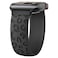 Wowstrap Silicone Solo Loop for Apple Watch Band 41mm 40mm 38mm 45mm 44mm 46mm 42mm WomenMenStretchy Engraved Sport Band Leopard Print Elastic Strap for iWatch Series 11 10 9 8 7 6 5 4 3 SE 32nd Ultra