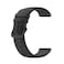 Suoman for Samsung Galaxy Watch 4 Classic 42mm46mmGalaxy Watch 4 5 6 7 40mm44mmGalaxy Watch 5 Pro 45mm Band 20mm Adjustable Soft Silicone Replacement Strap BandBlack