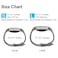 Mugust 3 Pack Sport Bands Compatible with Fitbit Charge 2 Bands Women Men Adjustable Replacement Strap Wristbands for Fitbit Charge 2 HR Small Large Large BlackGrayWhite