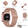 Fuleda Elastic Bands Compatible with Fitbit Versa 2 Soft Adjustable Braided Nylon Breathable Sport Band for Versa Smartwatch Pine Green Dark Pink