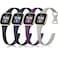 Getino Compatible Fitbit Versa Bands Silicone Sport Soft Accessories Slim Band for Versa 34SenseSense 2 Watch Small BlackNavyPlumGray