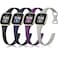 Getino Compatible Fitbit Versa Bands Silicone Sport Soft Accessories Slim Band for Versa 34SenseSense 2 Watch Small BlackNavyPlumGray