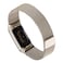 KOREDA Compatible with Fitbit Charge 5 Bands for Women Men Stainless Steel Mesh Loop Adjustable Wristband Replacement for Fitbit Charge 5 Advanced Fitness Health Tracker Champaign Gold