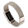 KOREDA Compatible with Fitbit Charge 5 Bands for Women Men Stainless Steel Mesh Loop Adjustable Wristband Replacement for Fitbit Charge 5 Advanced Fitness Health Tracker Champaign Gold