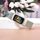 KOREDA Compatible with Fitbit Charge 5 Bands for Women Men Stainless Steel Mesh Loop Adjustable Wristband Replacement for Fitbit Charge 5 Advanced Fitness Health Tracker Champaign Gold