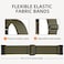 Maledan Compatible with Fitbit Charge 6 BandsFitbit Charge 5 Bands Men Women 6 Pack Adjustable Soft Elastic Nylon Fabric Replacement Watchband Sport Woven Strap Accessories for Charge 5Charge 6