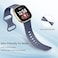 Odbeai Compatible with Fitbit SenseSense2 BandsVersa 34 Bands Women MenSoft Replacement Wristbands Sport Band Strap Accessories for Versa 34SenseSense2 SmartWatchSmall Blue Gray