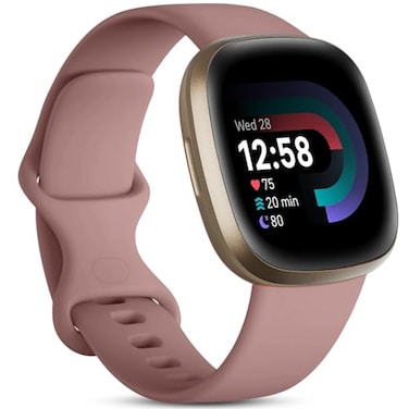 Odbeai Compatible with Fitbit SenseSense2 BandsVersa 34 Bands Women MenSoft Replacement Wristbands Sport Band Strap Accessories for Versa 34SenseSense2 WatchLarge Smoke Violet