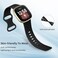 Odbeai Compatible with Fitbit Versa 4 BandsVersa 3 Band Fit bit Sense 2 BandsSense Band for Women MenSoft Replacement Wristbands Sport Strap Accessories for Fit bit Smart Watch Small Black