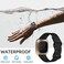 Odbeai Compatible with Fitbit Versa 4 BandsVersa 3 Band Fit bit Sense 2 BandsSense Band for Women MenSoft Replacement Wristbands Sport Strap Accessories for Fit bit Smart Watch Small Black