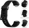 Meliya Pack 3 Silicone Bands for Fitbit Inspire HR Fitbit Inspire 2 Fitbit Inspire Ace 2 Replacement Wristbands for Women Men Small Large BlackNavy BlueWine Red Small for 5579 wrists