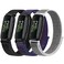 WNIPH Nylon Bands Compatible for Fitbit Inspire 3Inspire 2InspireInspire HRAce 3Ace 2 Bands Breathable Sport Replacement Straps Soft Adjustable Solo Loop Nylon Wristband for Women Men