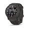 Garmin Instinct Crossover Solar Rugged Hybrid Smartwatch with Solar Charging Capabilities Analog Hands and Digital Display Graphite