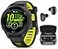 Wearable4U Garmin Forerunner 265S Music GPS Running 42 mm Smartwatch Black with AMOLED 11in Touchscreen Display Black Earbuds Bundle Black Blk EarBuds